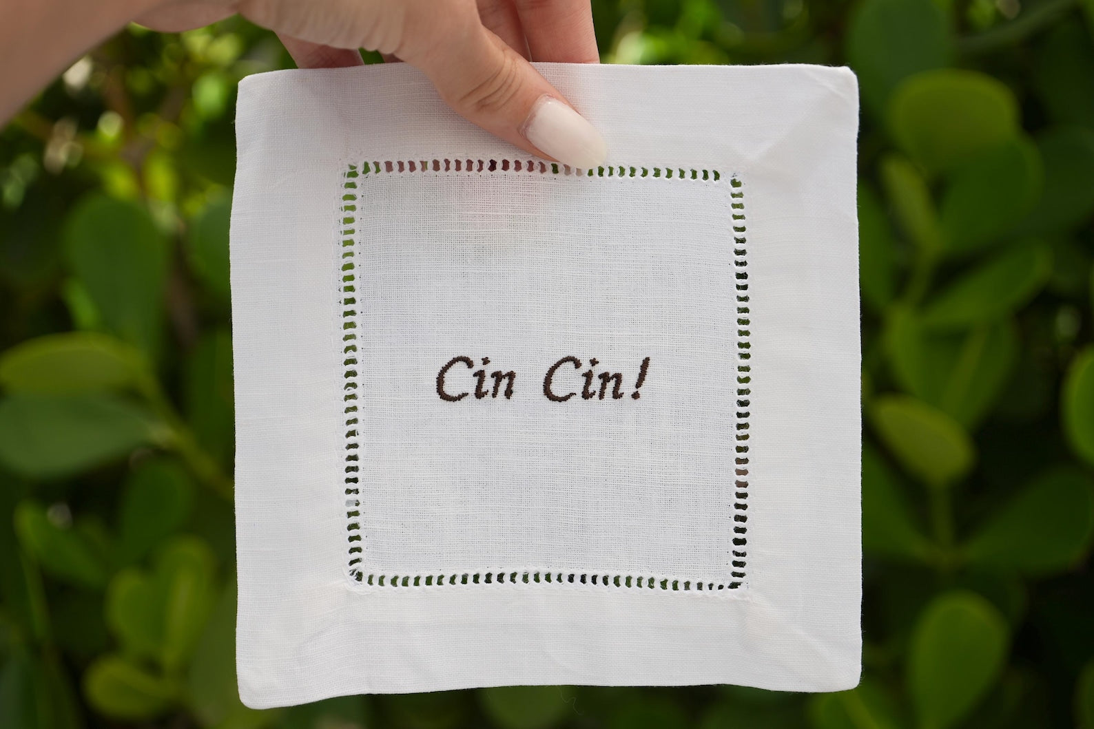 Embroidered Cocktail Napkins