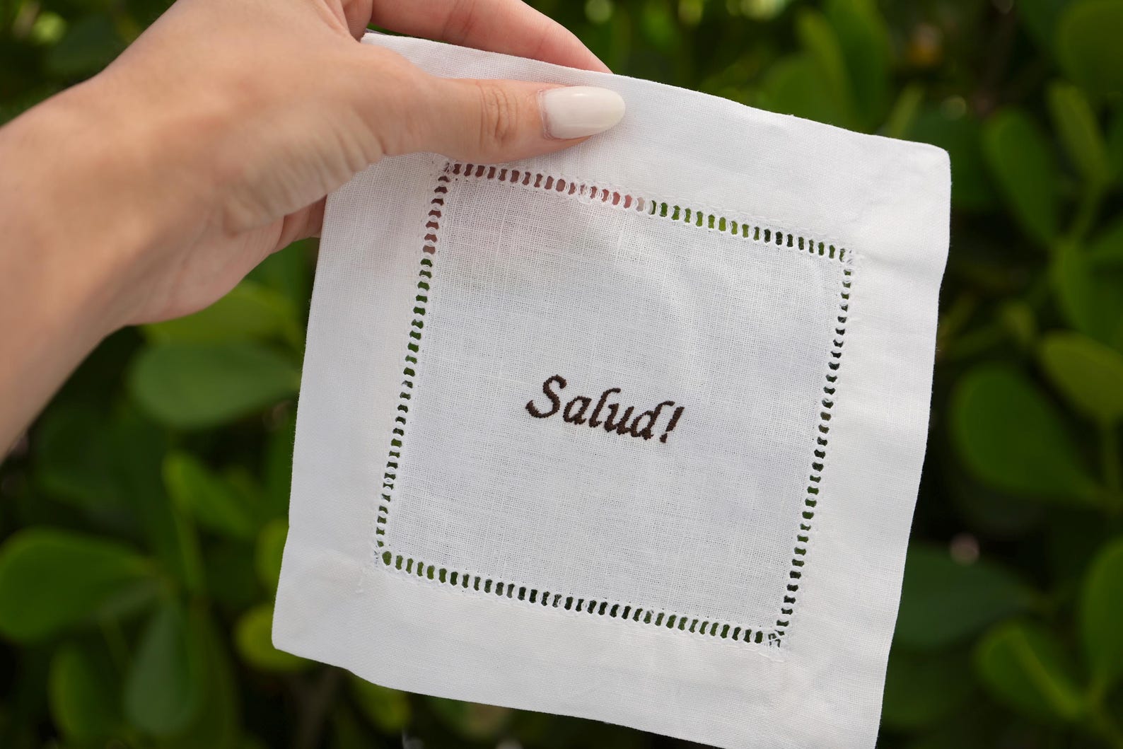Embroidered Cocktail Napkins